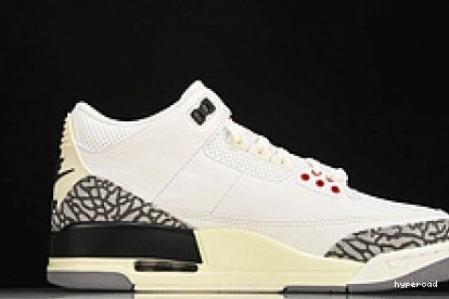 Hyperoad Reimagined Jordan 3 Air Cement White 1022
